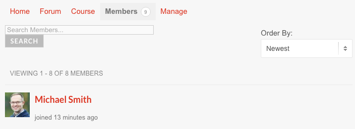 Diversity Member's List